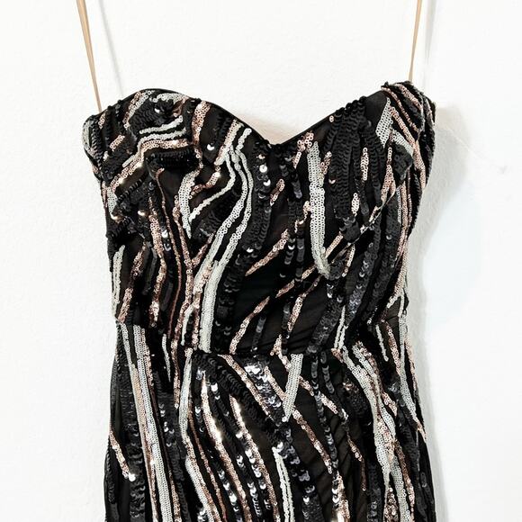 DRESS THE POPULATION SWEETHEART BODYCON DRESS XS BRAND NEW - Picture 6 of 10